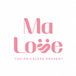 Pink 'Ma Love' logo with tagline on a white background