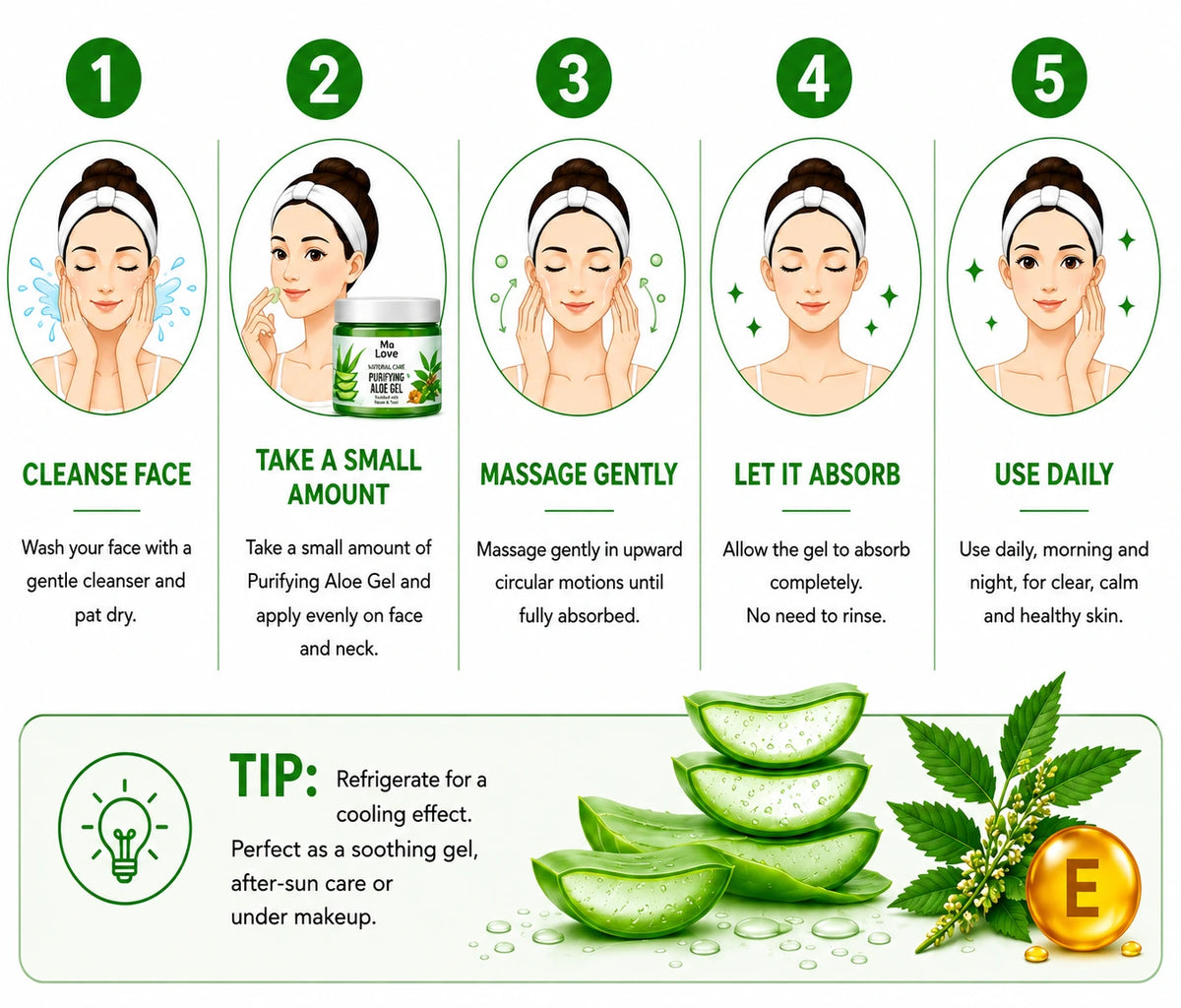Purifying Aloe Gel