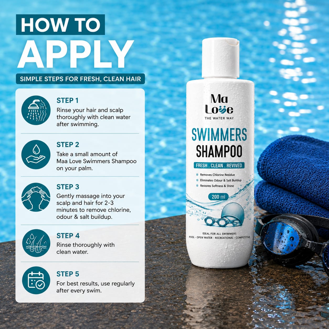 Swimmers shampoo