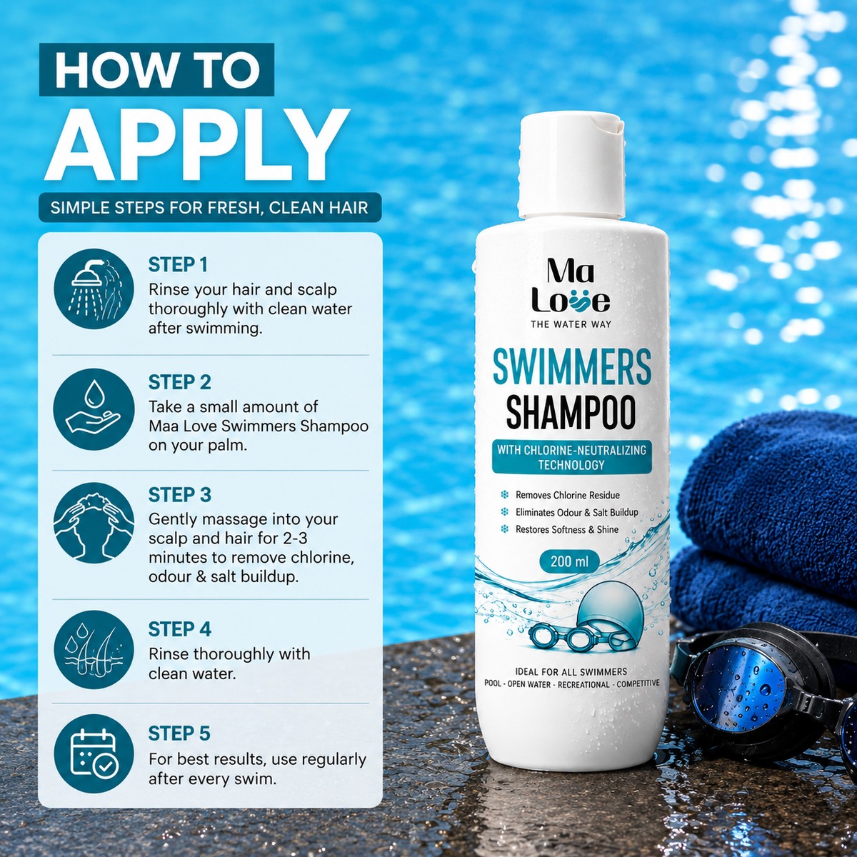 Swimmers shampoo
