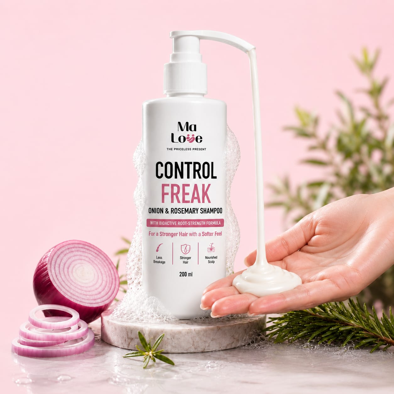 Control Freek Onion & Rosemary Shampoo