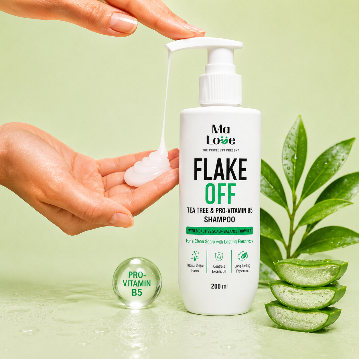 Flake Off Tea Tree & Pro-Vitamin B5 Anti-Dandruff Shampoo