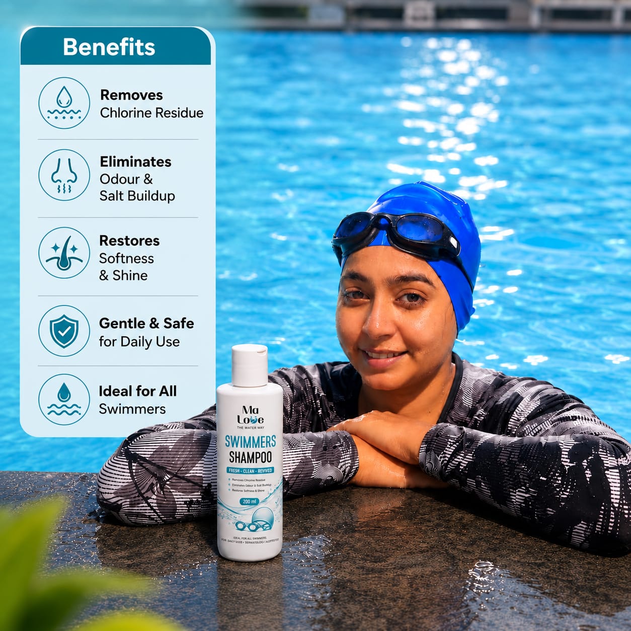 Swimmers shampoo